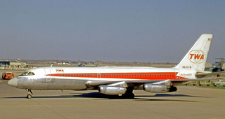 TWA Convair 880 at Chicago’s O’Hare Airport in 1971 (RuthAS)